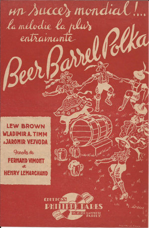 Beer Barrel Polka - music sheet