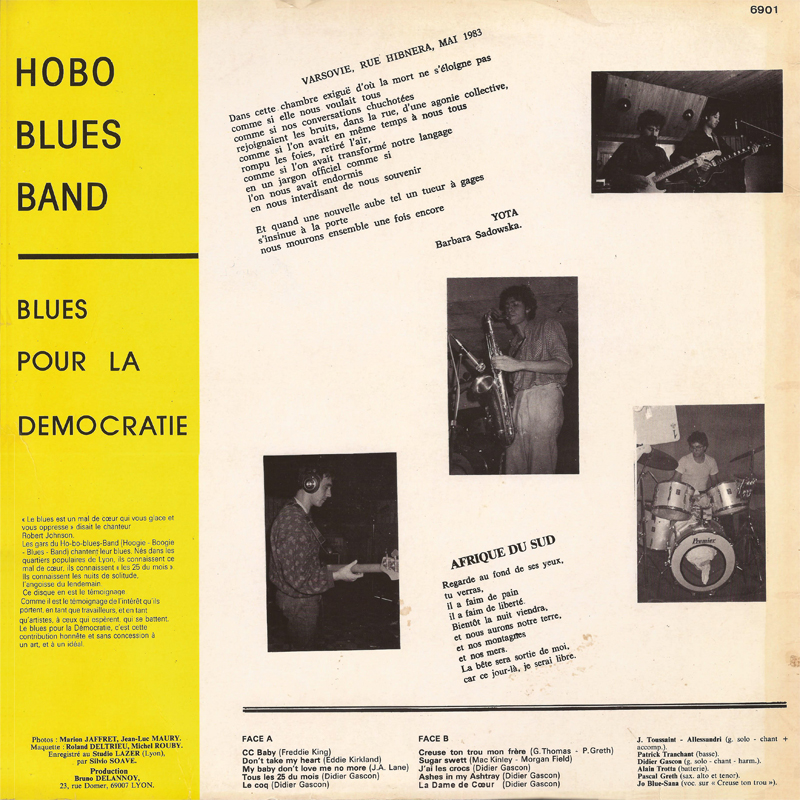 Hobo Blues Band - back cover