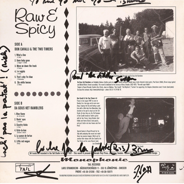 Raw & Spicy - back cover